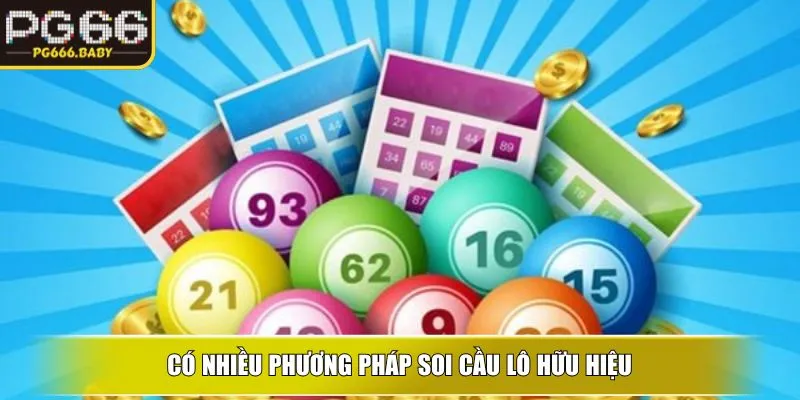 Có nhiều phương pháp Soi cầu lô hữu hiệu